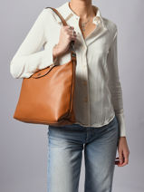 Longchamp Le pliage xtra Schoudertas Bruin-vue-porte